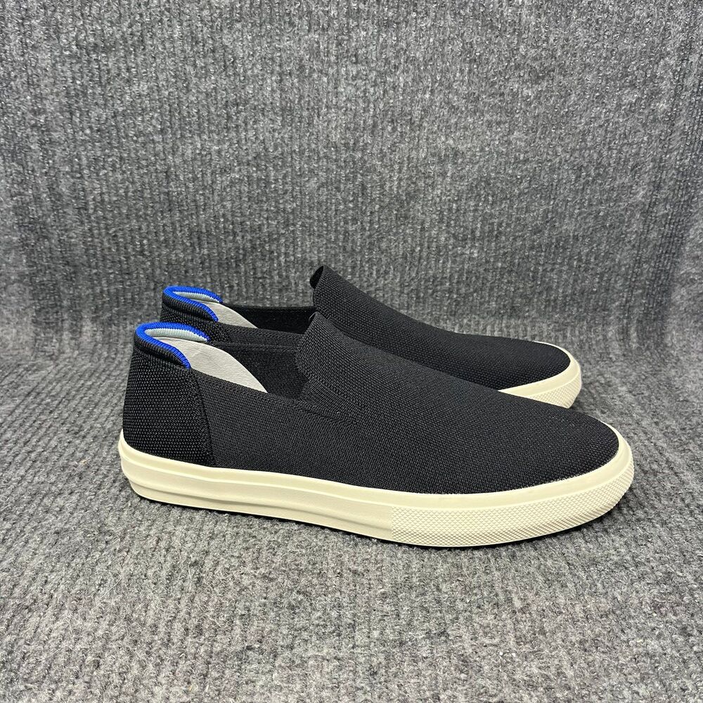 Rothy’s Ravello City Slip On Sneaker Loafer Casual Knit Shoes Black Mens 11.5